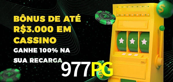 977PG melhor bônus de depósito
