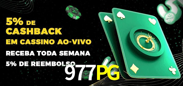 Promoções do cassino ao Vivo 977PG